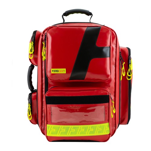 Roter notfallrucksack aus - roter,
