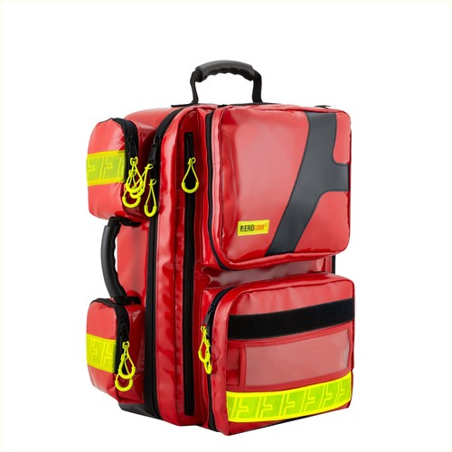 Roter notfallrucksack aus - roter,